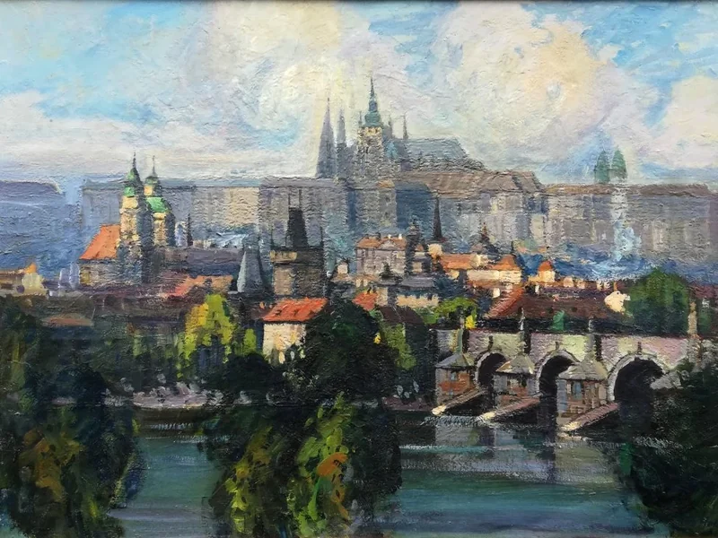 1882-František Holan - Hradčany